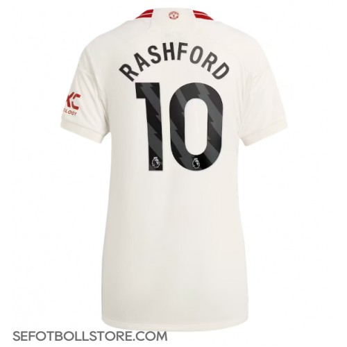 Manchester United Marcus Rashford #10 Replika Tredje Tröja Dam 2023-24 Kortärmad